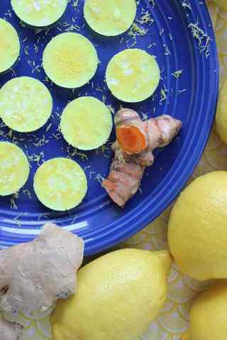 Anti-Inflammatory Turmeric Ginger Lemonade Fat Bombs
