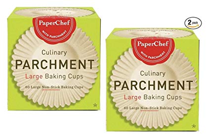 (2 Pack) Standard Paper Cupcake Liners/Baking Cups, 60-ct/Box