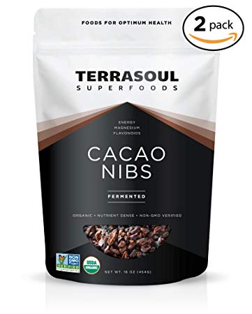 Terrasoul Superfoods Raw Organic Criollo Cacao Nibs, 2 Pounds