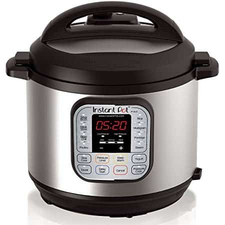 Instant Pot DUO60 6 Qt 7-in-1 Multi-Use Programmable Pressure Cooker, Slow Cooker, Rice Cooker, Steamer, Saute, Yogurt Maker and Warmer