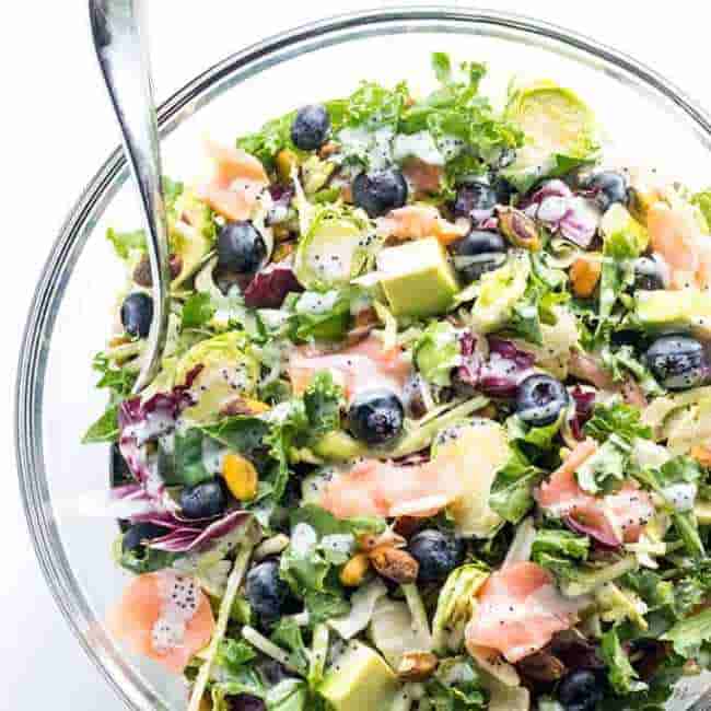 Kale Superfood Salad, just like Costco's but low carb! #ketosaladrecipes #ketosalad #ketosaladrecipe