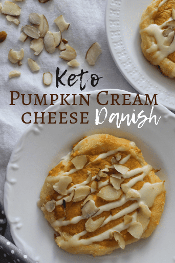 Ketogenic Pumpkin Cream Cheese Danish is perfect for on-the-go breakfast, dessert, or snack! This easy ketogenic danish breakfast tastes like rich mini pumpkin pies! So delicious and perfect for a keto diet Thanksgiving, Christmas, or Easter treat! Try this low carb pumpkin danish today! #ketodanish #ketosnack #ketobreakfast