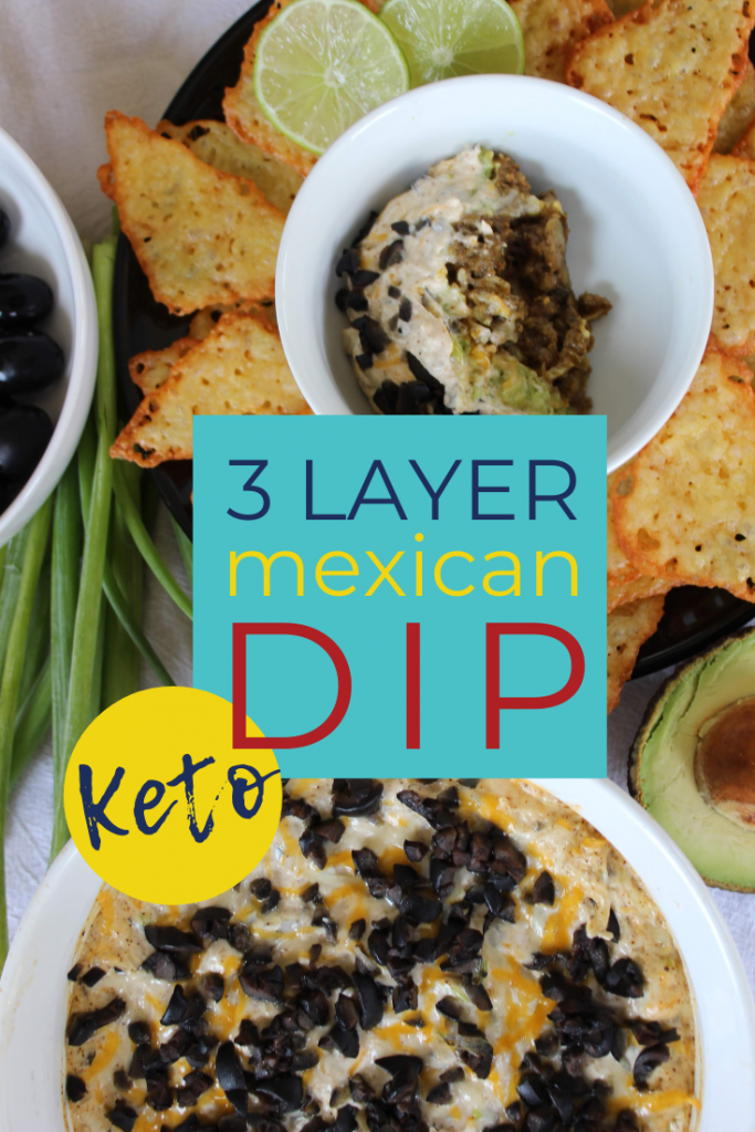 3 Layer Mexican Dip - Keen for Keto