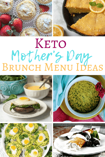 Mom doesn't want to go to a restaurant for Mother's Day brunch and deal with trying to order keto from a carb-loaded menu! Instead, fix her up a nice keto Mother's Day brunch! I've got all the Mother's Day keto brunch recipes you'll need for your keto brunch menu! Try out an easy low carb noatmeal creme brulee, instant pot frittata, or dairy free keto strawberry muffins. Mom will love her home-cooked low carb brunch menu! From Keenforketo.com | Keto brunch recipes | Keto diet | low carb recipes | keto breakfast ideas