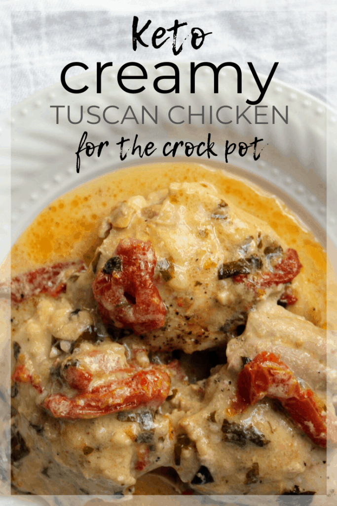 Keto Creamy Tuscan Chicken Recipe for Crock Pot