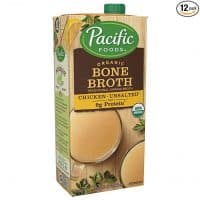 Organic Bone Broth, Original Chicken by Pacific Foods 32oz Cartons, 12-Pack