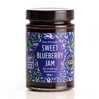 Sweet Blueberry Jam by Good Good - 12 oz / 330 g - Keto Friendly - No Added Sugar Blueberry Jam - Vegan - Gluten Free - Diabetic (Blueberry) but is: Good Good Jam with Stevia - Blueberry 330g