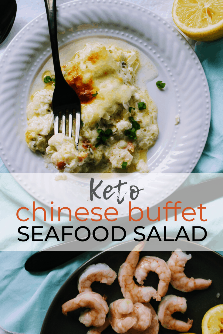 Keto Seafood Salad (just like the Chinese buffet!) - with tilapia