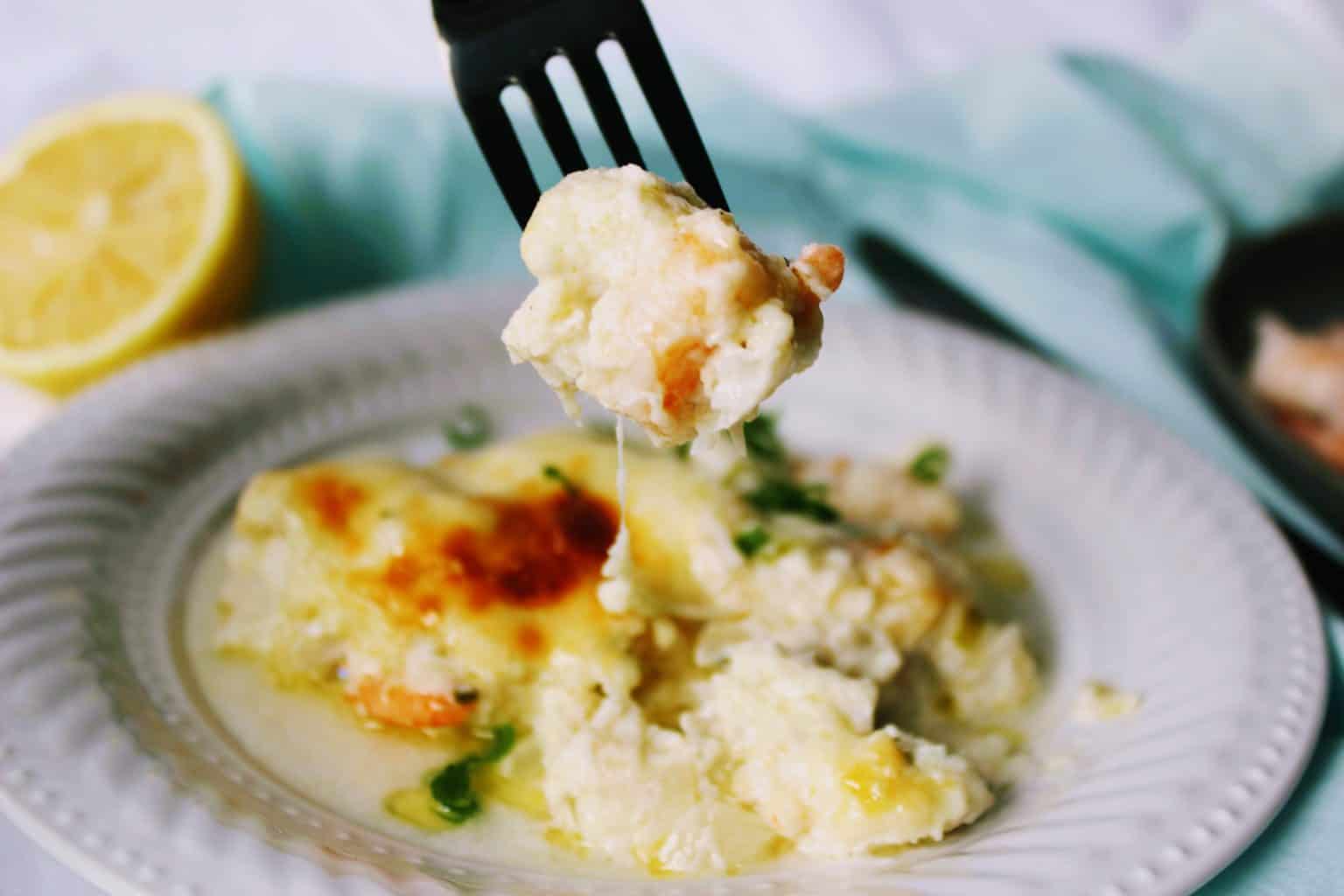 Keto Seafood Salad (just like the Chinese buffet!) - with tilapia