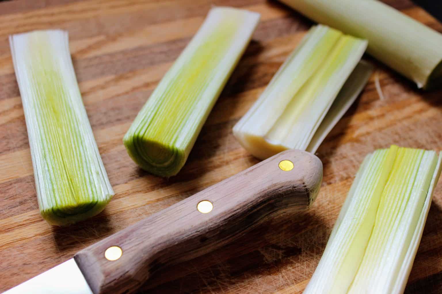How to Trim Leeks Keen for Keto A HowTo on slicing leeks for cooking!