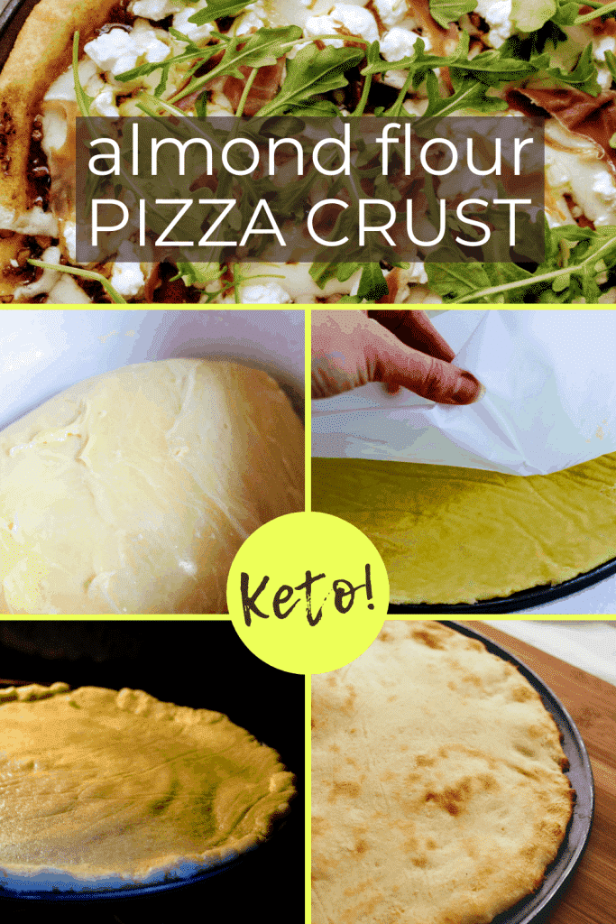 Looking for a pizza crust that's low carb and keto? This basic Low Carb Pizza Crust with almond flour is super easy and only a few simple ingredients! 