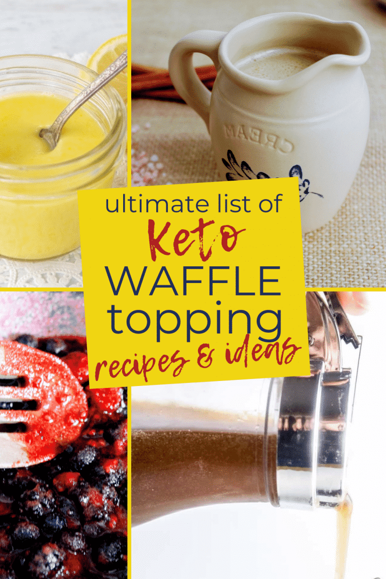 Keto Waffle Toppings and Easy Waffle Topping Ideas Keen for Keto