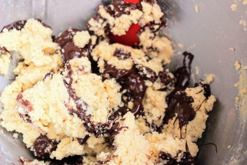 Keto Marble Cookies with sour cream almond flour, GF, low carb