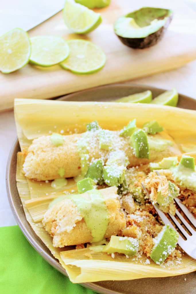 Almond Flour Tamales with Red Chile Pork