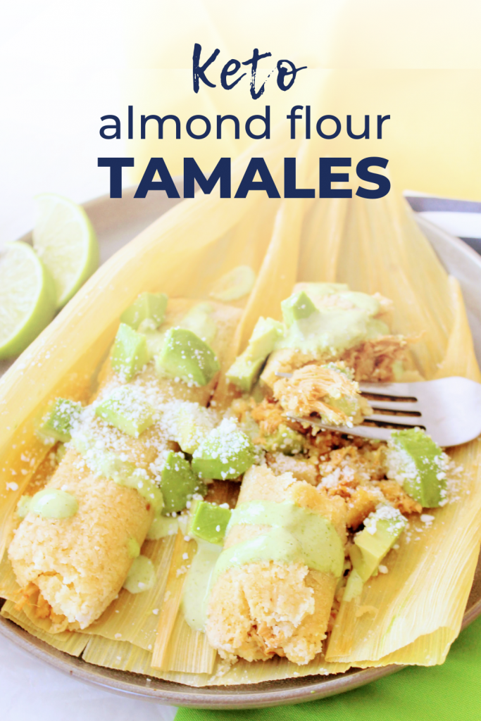 These keto Almond Flour Tamales with Red Chile Pork are just the Mexican comfort food for your keto diet dinner! Here we use an easy red chile pork for the filling and give other filling and topping ideas. Keen for Keto | keto tamales 